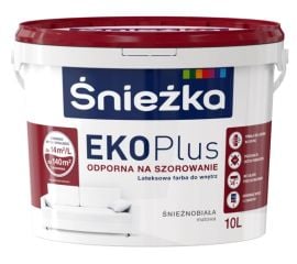 საღებავი ინტერიერის Sniezka Eko Plus 10 ლ თეთრი