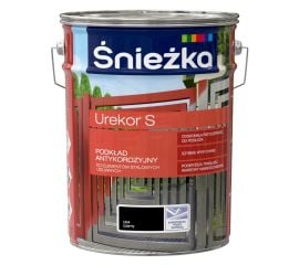 გრუნტი ანტიკოროზიული ლითონისთვის Sniezka Urekor S შავი 5 ლ