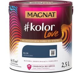 Краска интерьерная Magnat Kolor Love 2.5 л KL30 темно-синяя