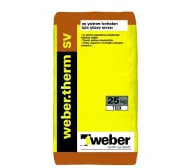 Plaster for thermal insulation Weber.therm SV 25 kg
