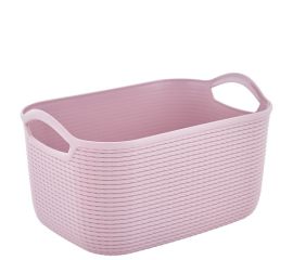 Basket Aleana "Jute" S pink