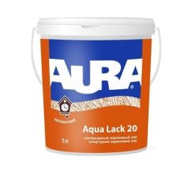 Water based varnish Eskaro Aura Aqua Lack 20 1 l
