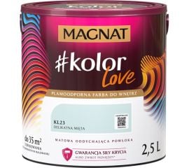 Interior paint Magnat Kolor Love 2.5 l KL23 pale mint