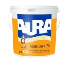 Water based varnish Eskaro Aura Aqua Lack 70 1 l