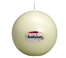 Свеча шарик Bolsius 70 мм кремовый