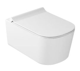 Wall mounted toilet bowl with lid GALASSIA MEG11 PRO white