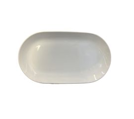 Oval plate COLOUR-WHITE-12 17cm