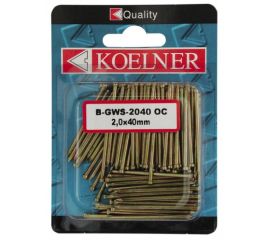 Joiner's nails 2,0X40 mm galvanized Koelner 100 pcs B-GWS-2040OC