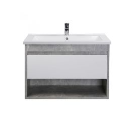 Bathroom furniture with washbasin Oslo Loft 80-A gray/white SU/Cosmo 80 cm