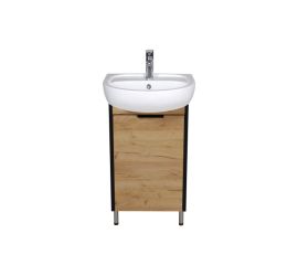 Bathroom furniture with washbasin Dacota Craft 50 wood Solo 50 cm