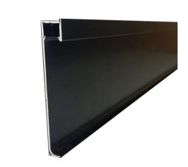 Skirting board from aluminum Profil Center LED Best Deal 5/60 2500x60x12 mm black