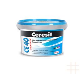 Затирка Ceresit Aquastatic CE 40 2 кг жасмин