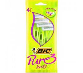 Disposable shaver Bic Pure Lady 4 pcs