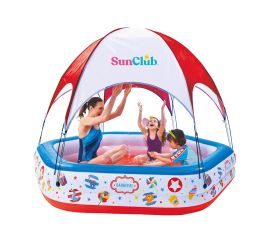Inflatable pool with tent Avenli Sunclub 51124 223x208x163 cm