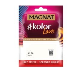 Краска-тест интерьерная Magnat Kolor Love 25 мл KL06 белая