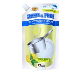 Dishwashing detergent Wash&Free lemon and mint 500 g