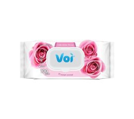 Салфетки влажные Voi Valentine Rose 100 шт