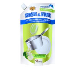 Средство  для мытья посуды Wash&Free яблоко 500 г