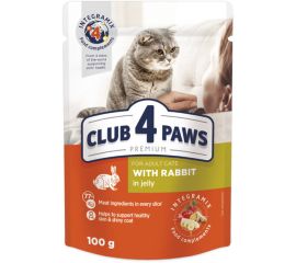 ჟელე 4 Paws კატის კურდღლის ხორცით  0,1კგ