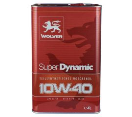 ზეთი ძრავის Wolver Super Dynamic SAE 10W-40 4 ლ