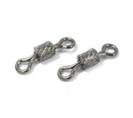 Carabiners Namazu Rolling Ribbed Swivel BN №8 10 pcs