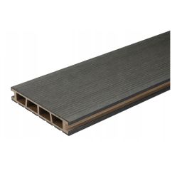 ფიცარი ტერასის Bergdeck Black Brushed 150x25x2400 მმ