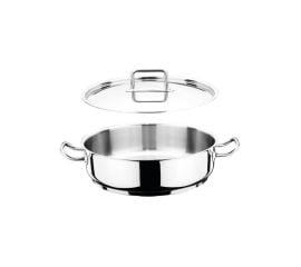 Saucepan metal Hascevher silver 6l 25579