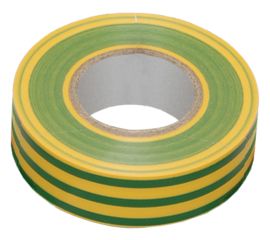 Insulation tape IEK 0.13х15 mm 10 m yellow green