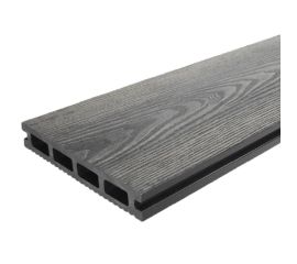 ფიცარი ტერასის Bergdeck S140 Grey 2200x140x25 მმ