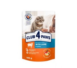 ჟელე 4 Paws კატის ბატკნის ხორცით 0,1კგ