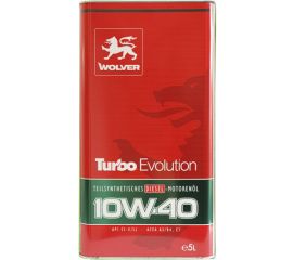 ზეთი ძრავის Wolver Turbo Evolution SAE 10W-40 4 ლ