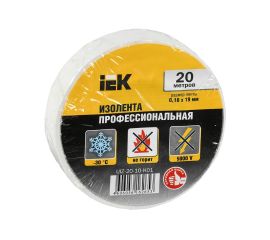 Insulating tape IEK White 20m