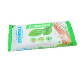 Wet wipes Naturelle antibacterial with plantain extract 48 pc