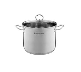 Pot with glass lid Ambition Acero 60827 30cm 16l