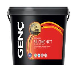 ინტერიერის საღებავი სილიკონის Genc Silicone Mat 15 ლ