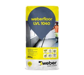 Наливной пол Weber floor LVL 1040 20 кг