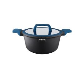 Granite kettle Arshia CO135-3102 26537 24cm black and blue