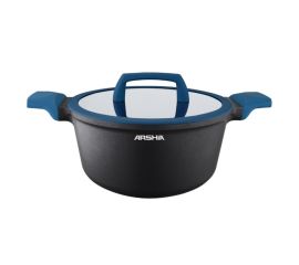 Granite kettle Arshia CO135-3104 26538 28cm black and blue