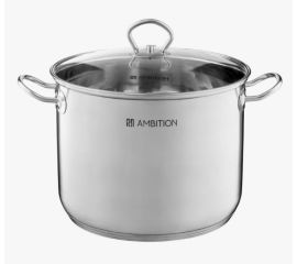 Pot Ambition ACERO 22 cm / 6.8 l with glass lid