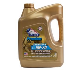 ძრავის ზეთი Abro Premium Full Synthetic Sae 5W-20 4 ლ (MO-FS-5-20-SNP-4L-F)