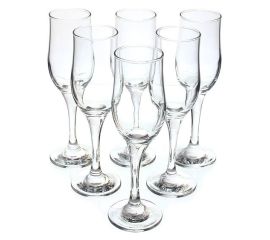 Glass for champagne 944160-8 190 ml 6 pcs