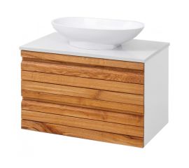 Wall-mounted cabinet with washbasin Sanservice Eko-60