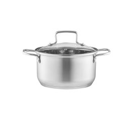 Pot with glass lid Ambition HUGO 44460 22cm 3,5l