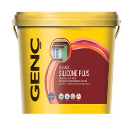 ექსტერიერის საღებავი სილიკონის Genc Silicone Plus 15 ლ