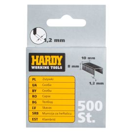Stapler staples Hardy 2241-650008 8 mm 500 pc