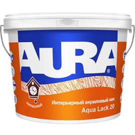 Water based varnish Eskaro Aura Aqua Lack 20 2.5 l