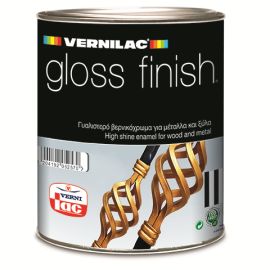 Oil paint Vernilac Gloss Finish 0.75 l black matt