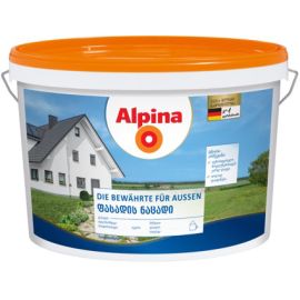 Фасадная краска Alpina Die bewahrte fur aussen White10 L