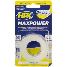 Double-sided transparent tape HPX Maxpower HT1902 2Mx19MM