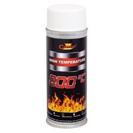 Fireproof spray Champion High Temperature RAL 9003 400 ml white